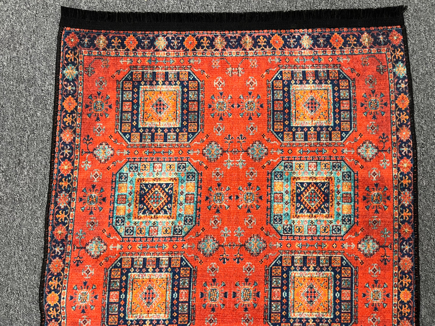 3X4 Geometric Machine Washable Area Rug