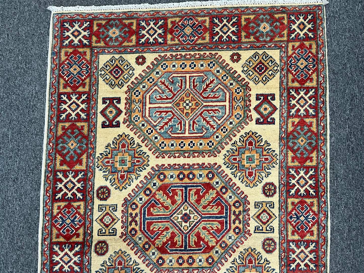 3X4 Kazak Handmade Wool Rug # 13867