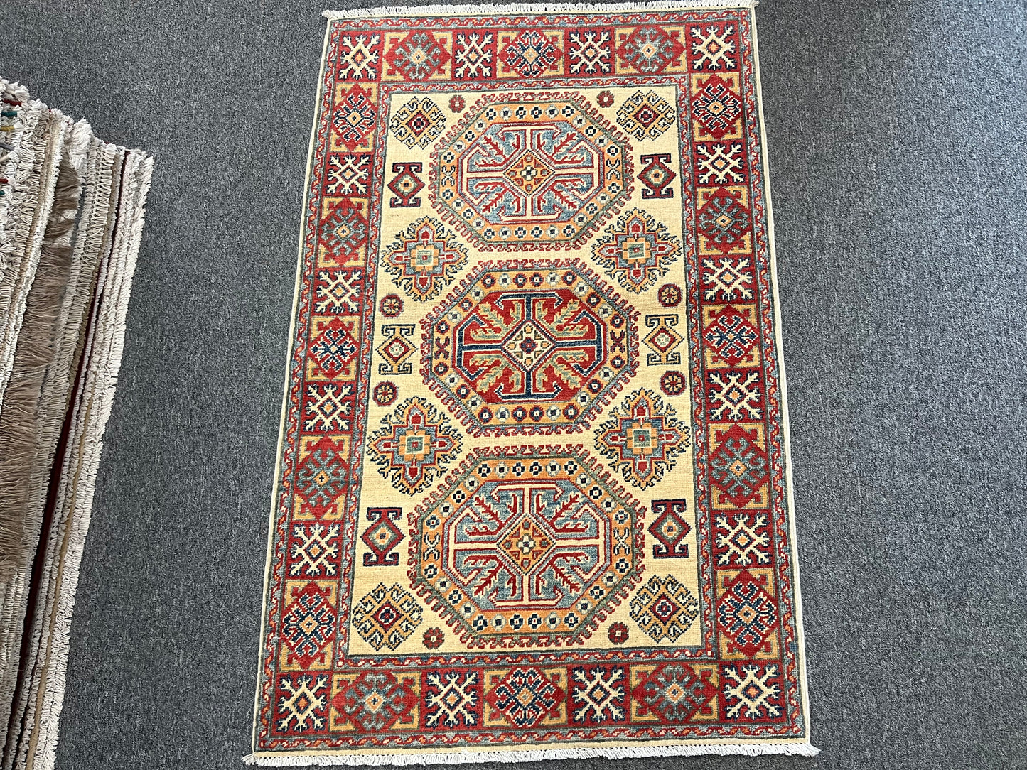 3X4 Kazak Handmade Wool Rug # 13867