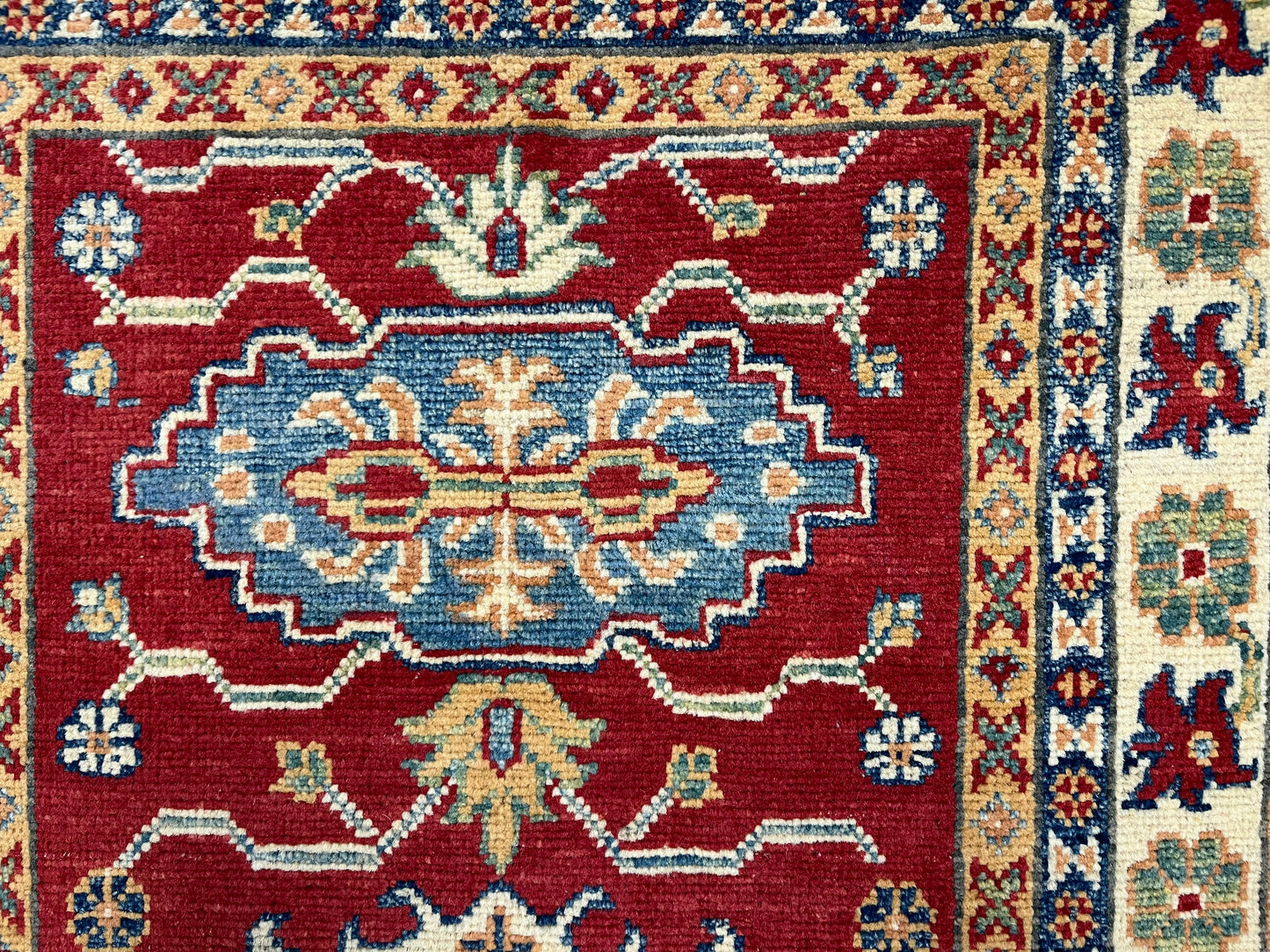 3' X 4' Kazak Handmade Wool Rug # 13868