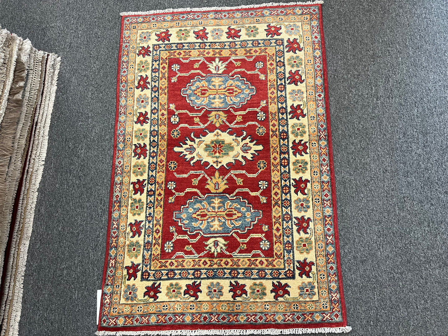 3' X 4' Kazak Handmade Wool Rug # 13868