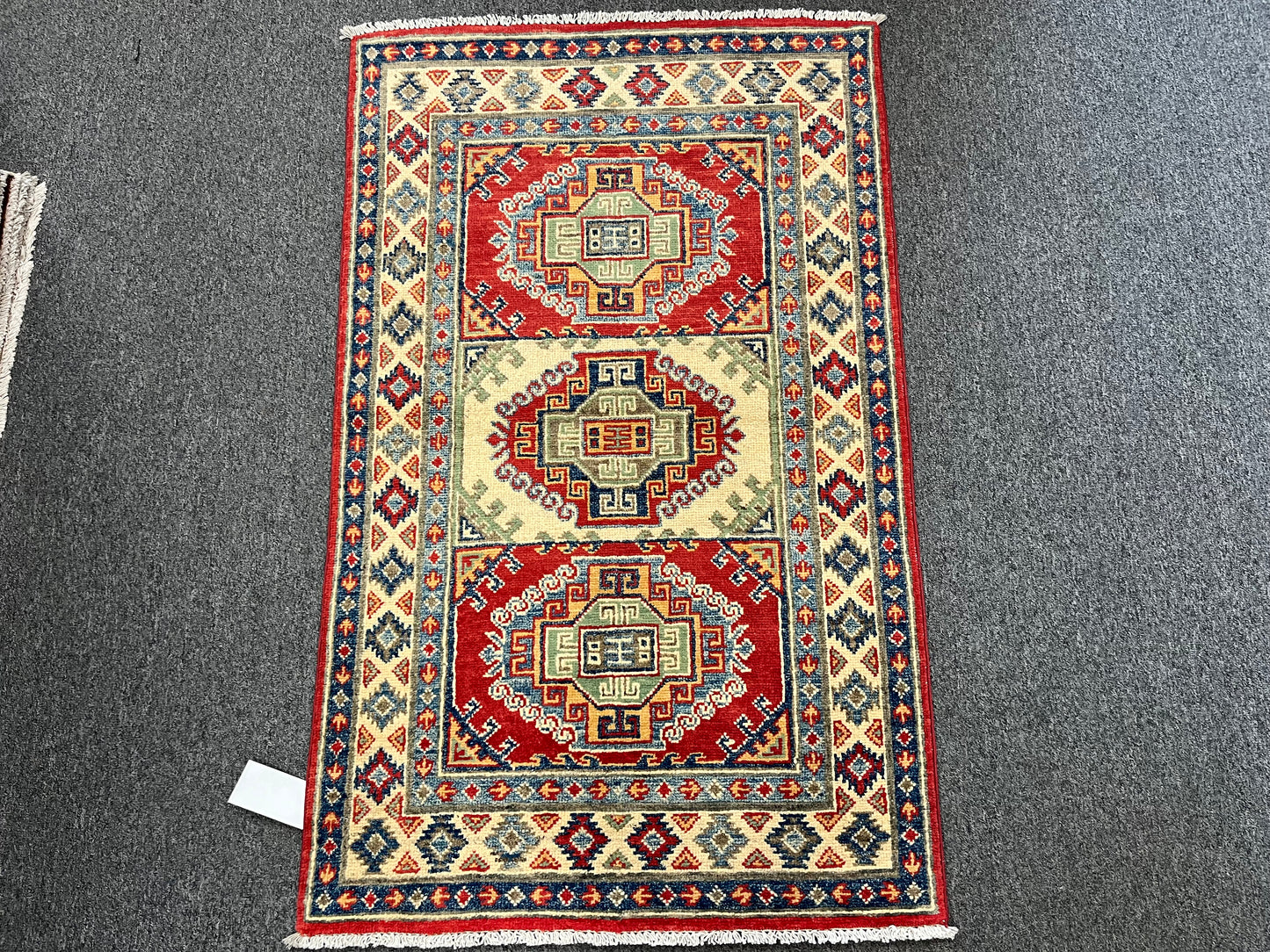 3X4 Kazak Handmade Wool Rug # 13863