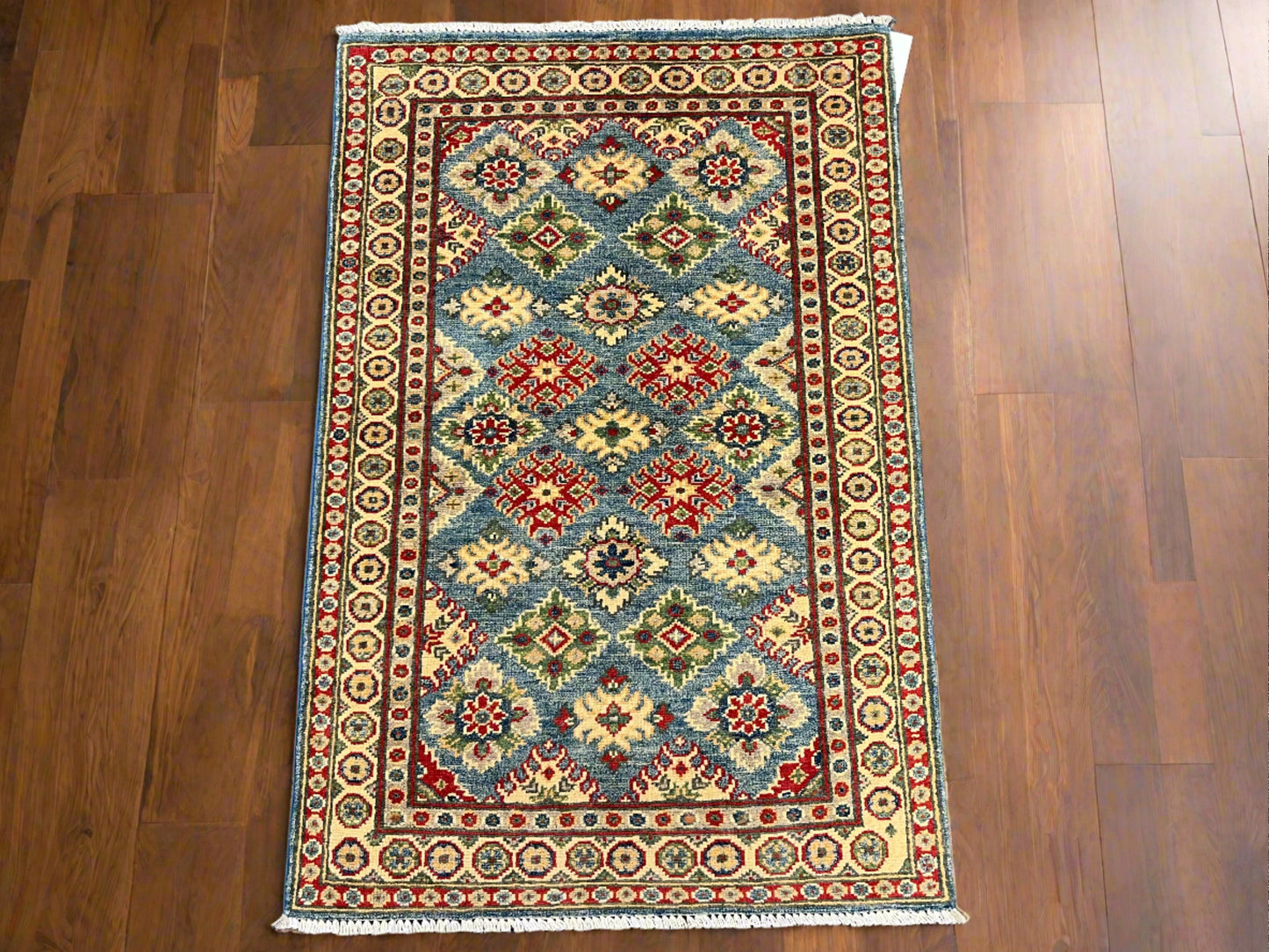 3' X 4' Kazak Handmade Wool Rug # 13862