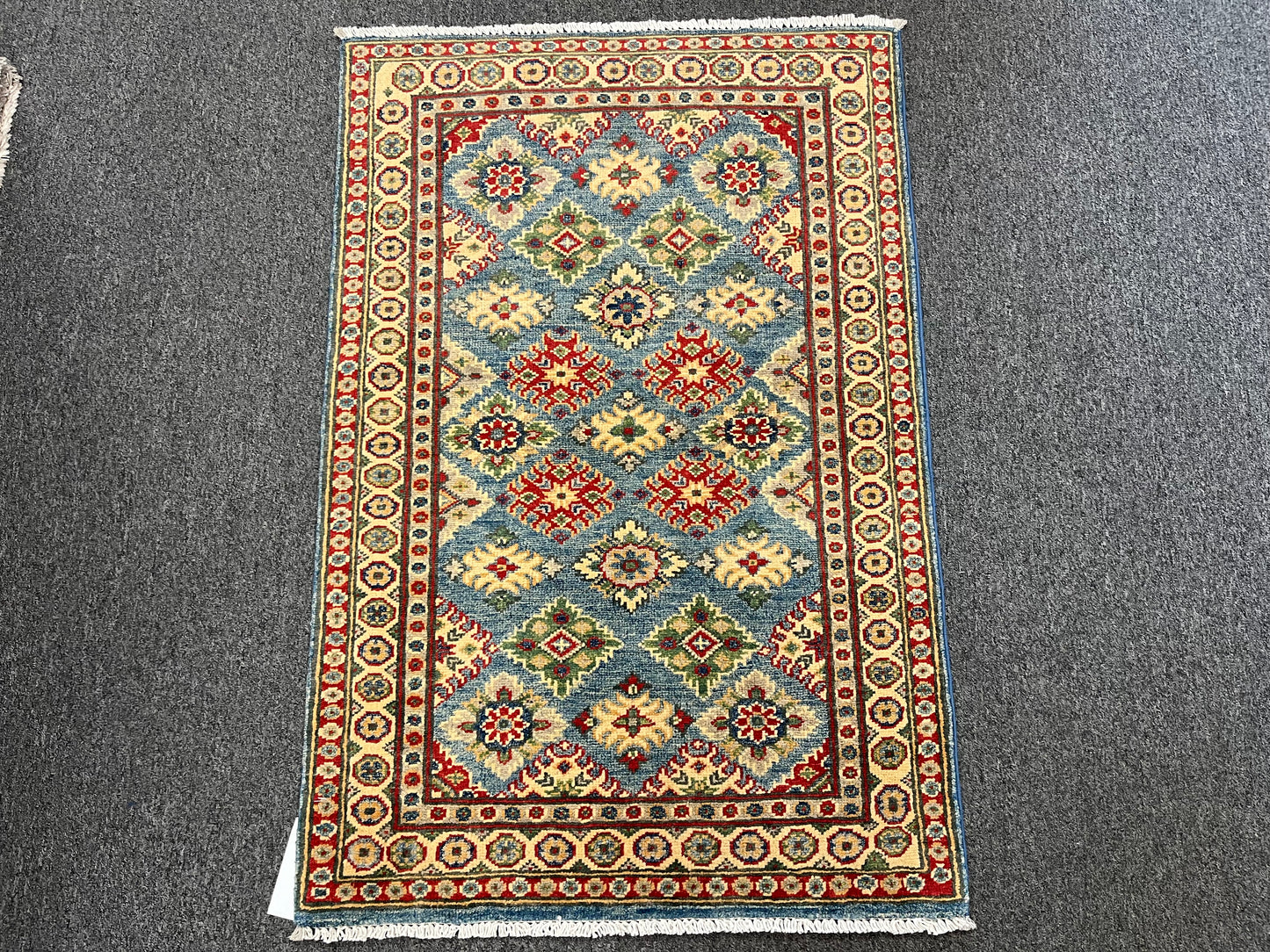 3' X 4' Kazak Handmade Wool Rug # 13862