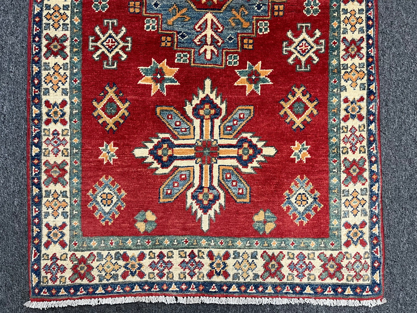 3' X 5' Kazak Handmade Wool Rug # 13859