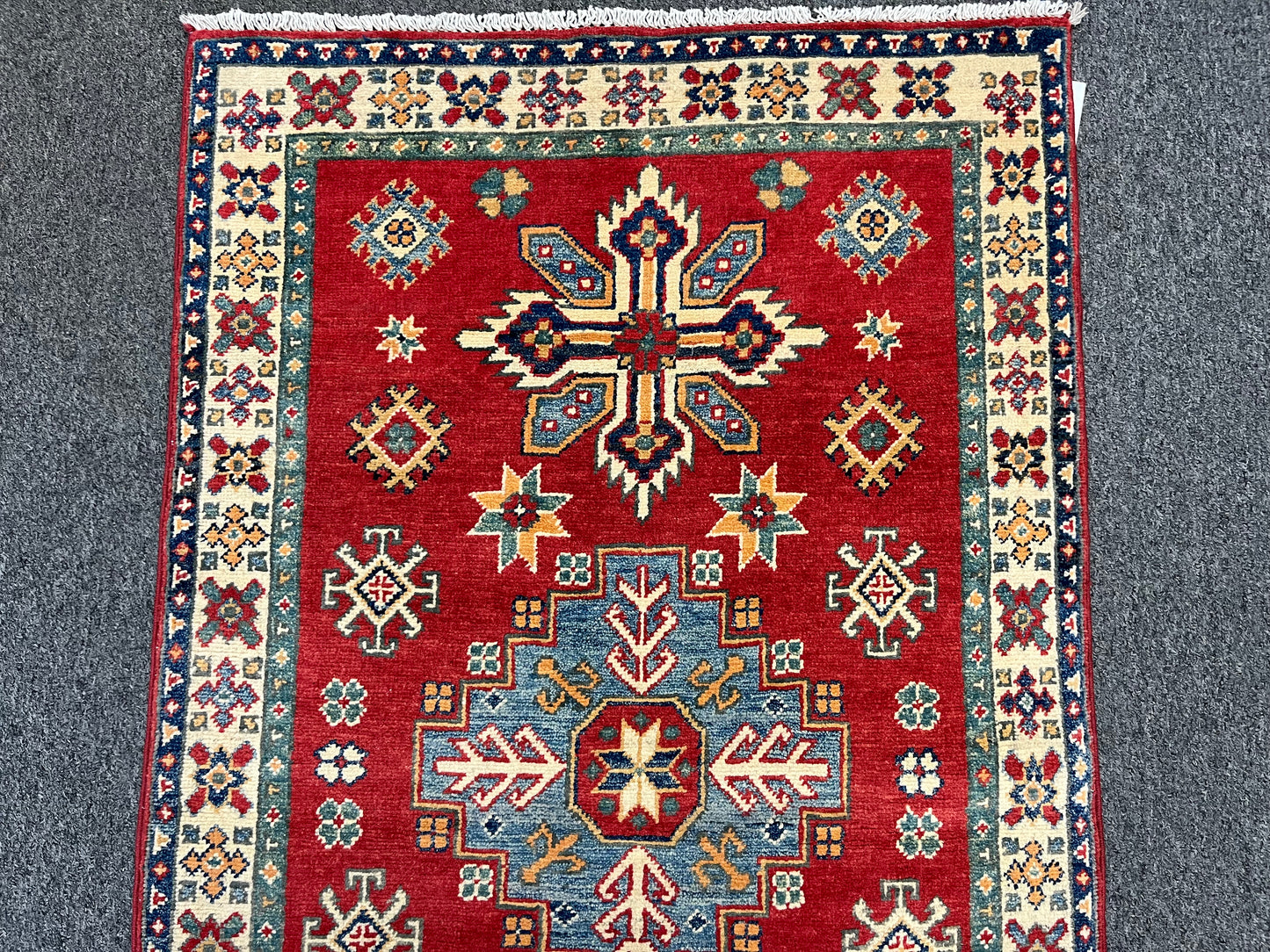 3' X 5' Kazak Handmade Wool Rug # 13859