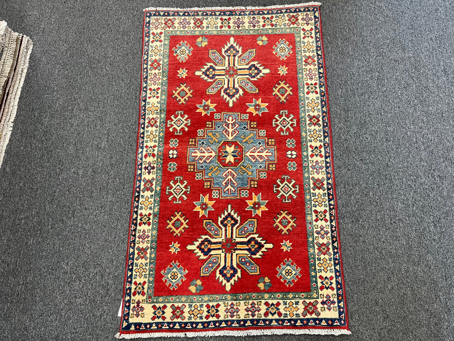 3' X 5' Kazak Handmade Wool Rug # 13859