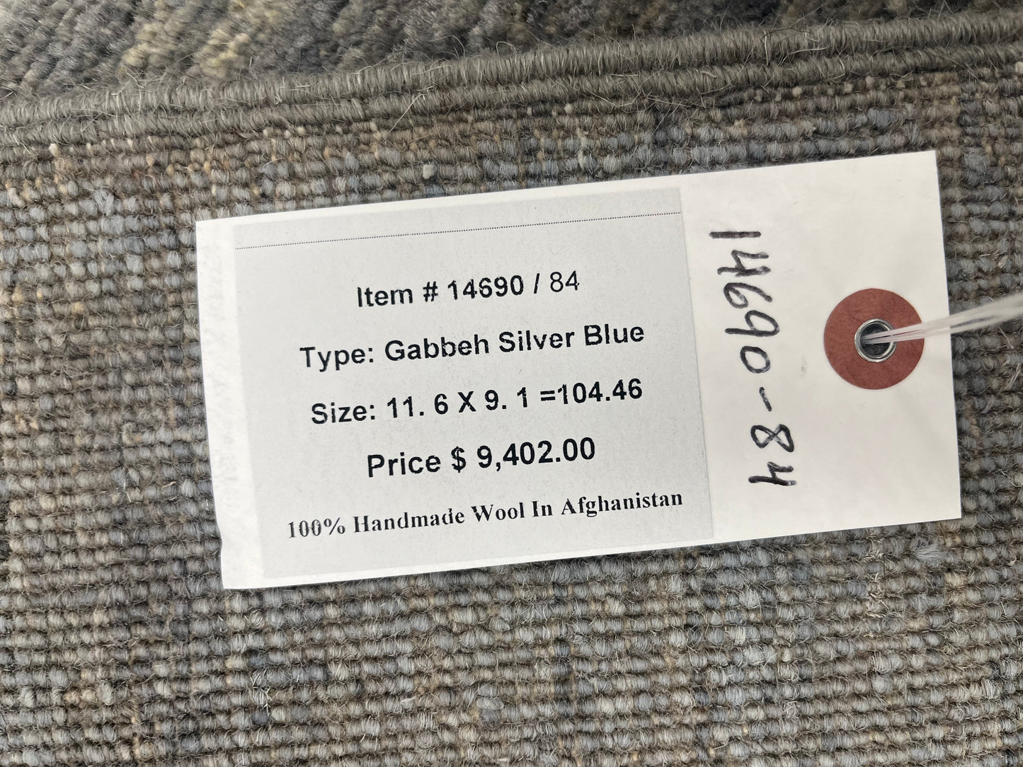 9X12 Gabbeh Handmade Wool Tribal Rug # 14690