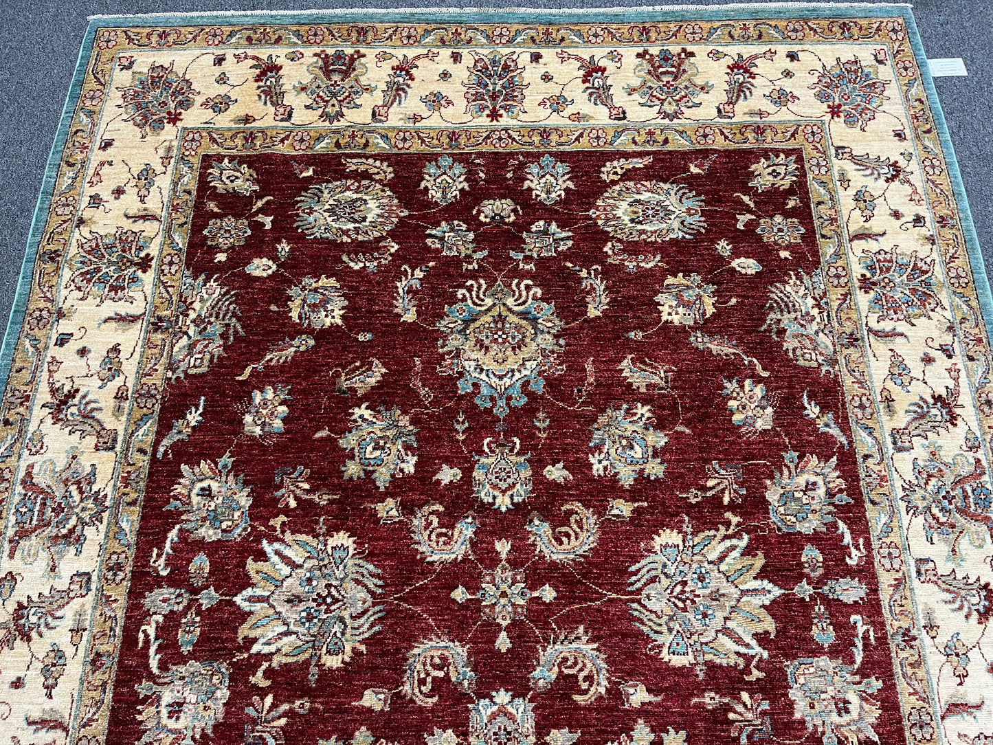 7' X 10' Oushak Ziegler Handmade Wool Rug # 14213