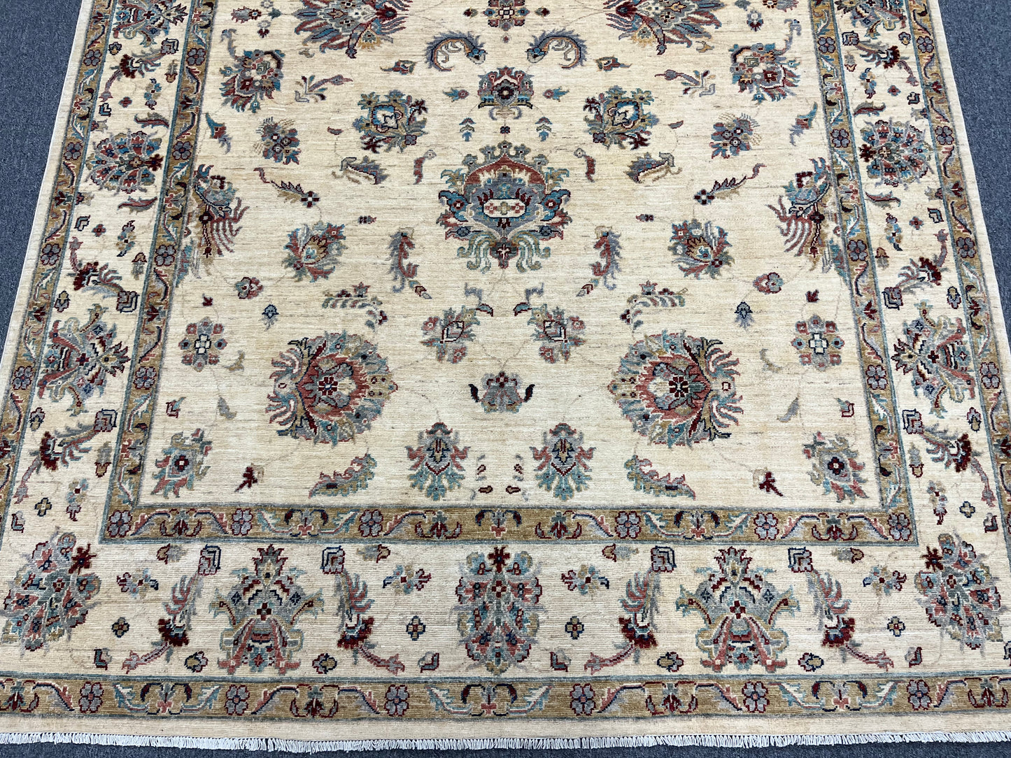 7' X 10' Oushak Ziegler Handmade Wool Rug # 14212