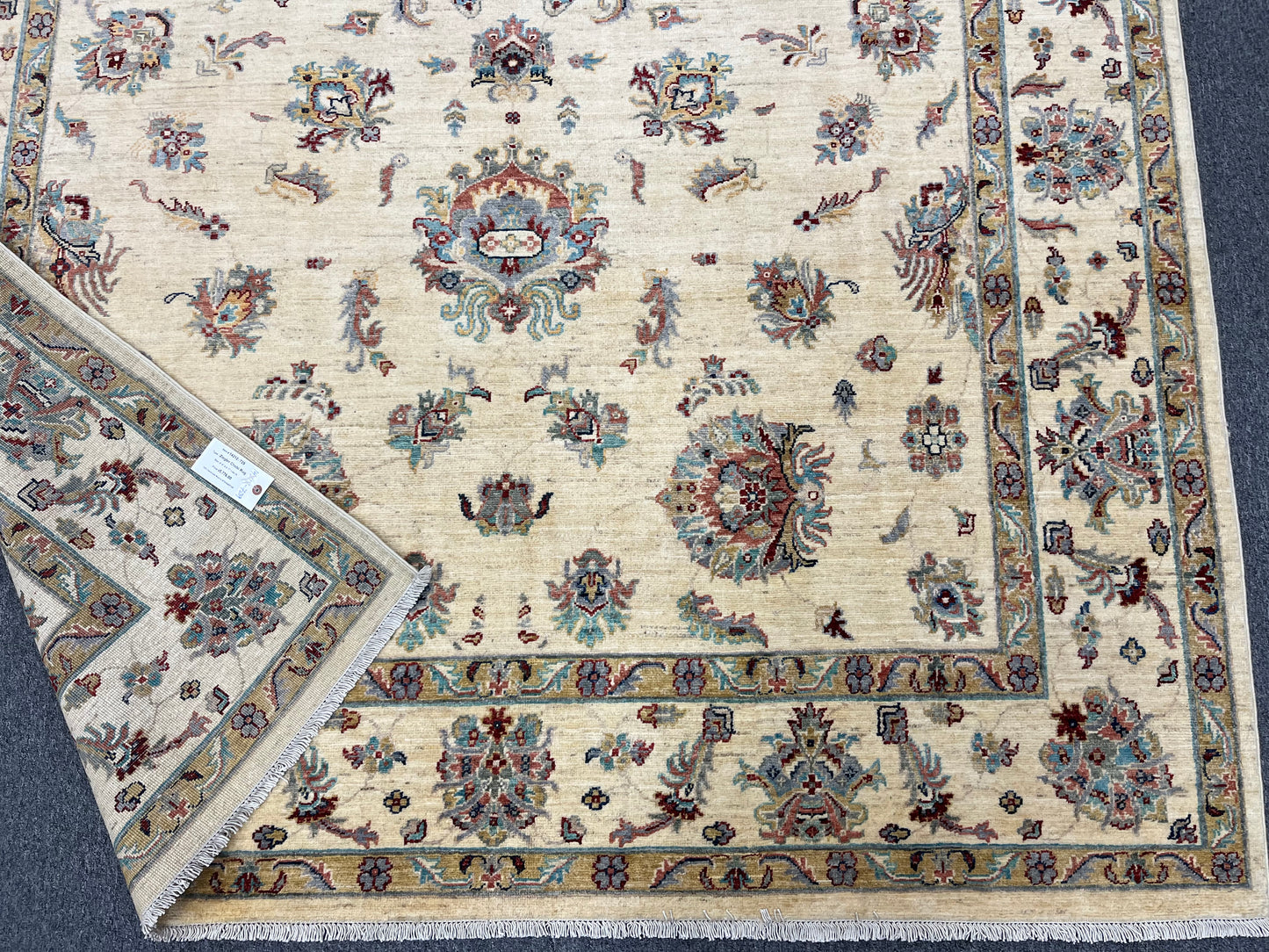 7' X 10' Oushak Ziegler Handmade Wool Rug # 14212