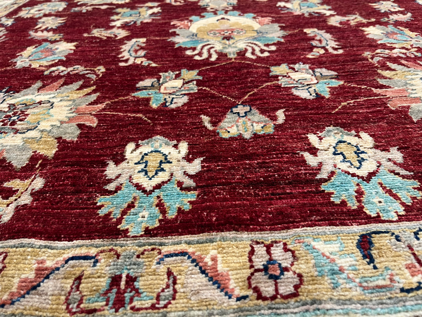 7' X 10' Oushak Ziegler Handmade Wool Rug # 14219