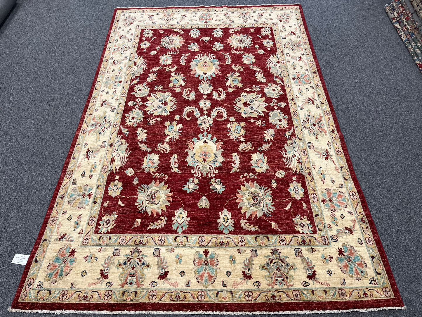 7' X 10' Oushak Ziegler Handmade Wool Rug # 14219