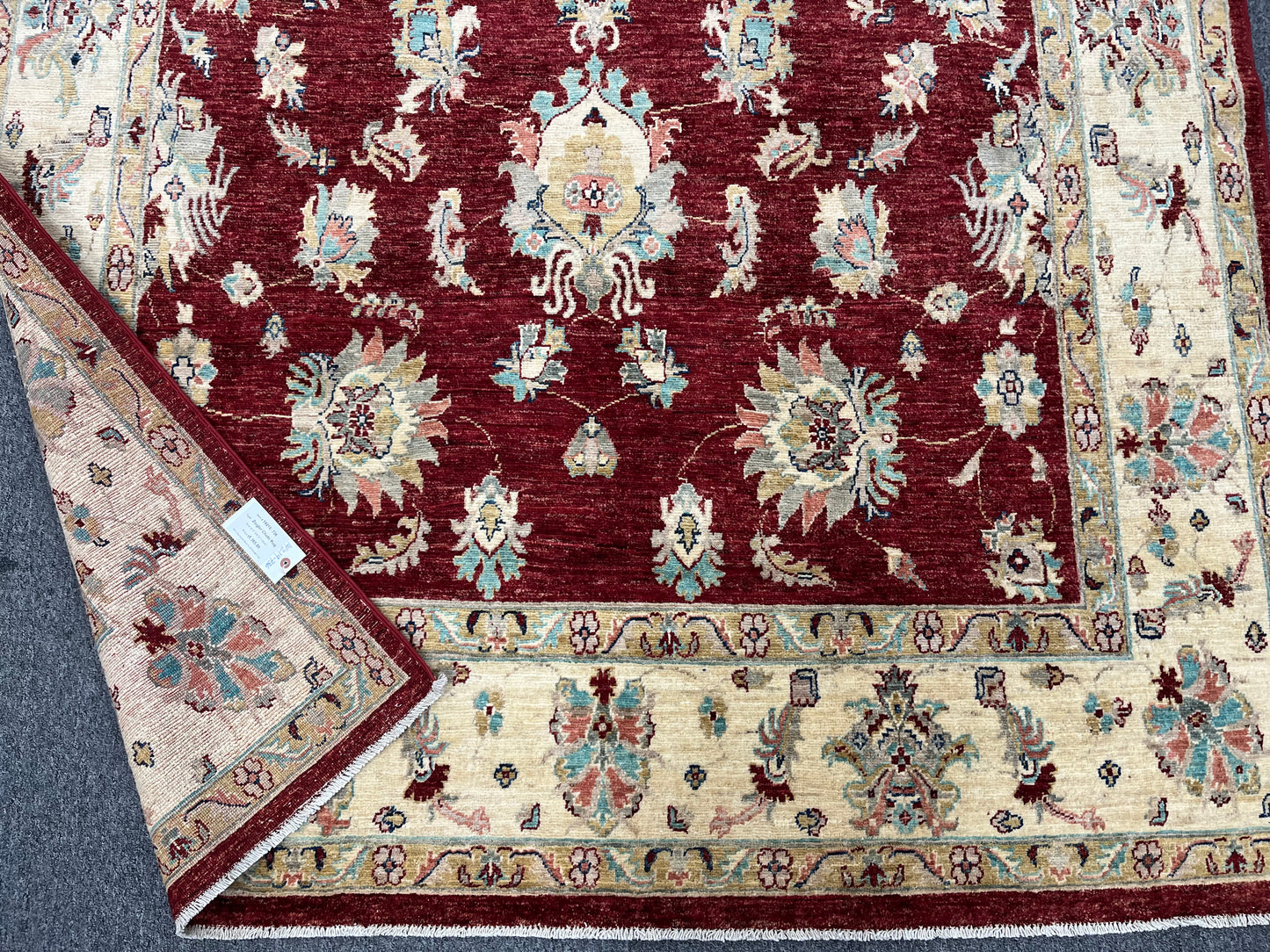 7' X 10' Oushak Ziegler Handmade Wool Rug # 14219