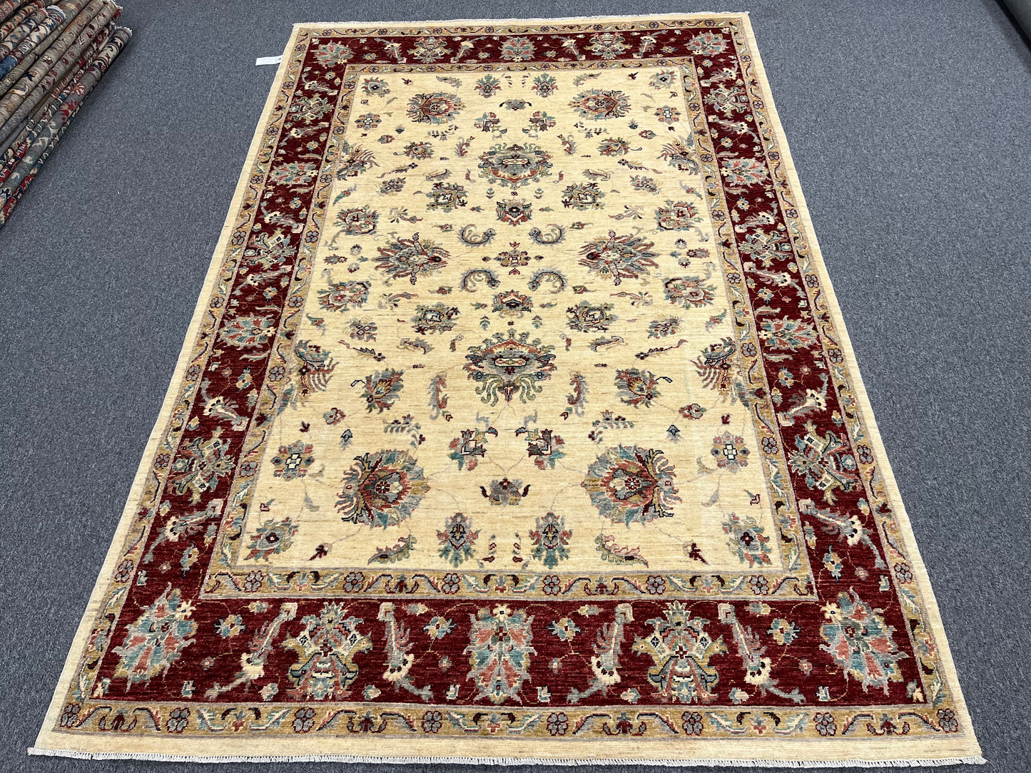 Oushak Ziegler 7X10 Handmade Wool Rug # 14230