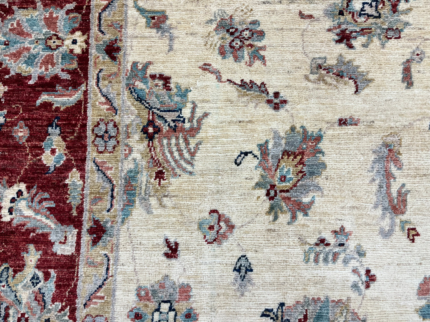 Oushak Ziegler 7X10 Handmade Wool Rug # 14230