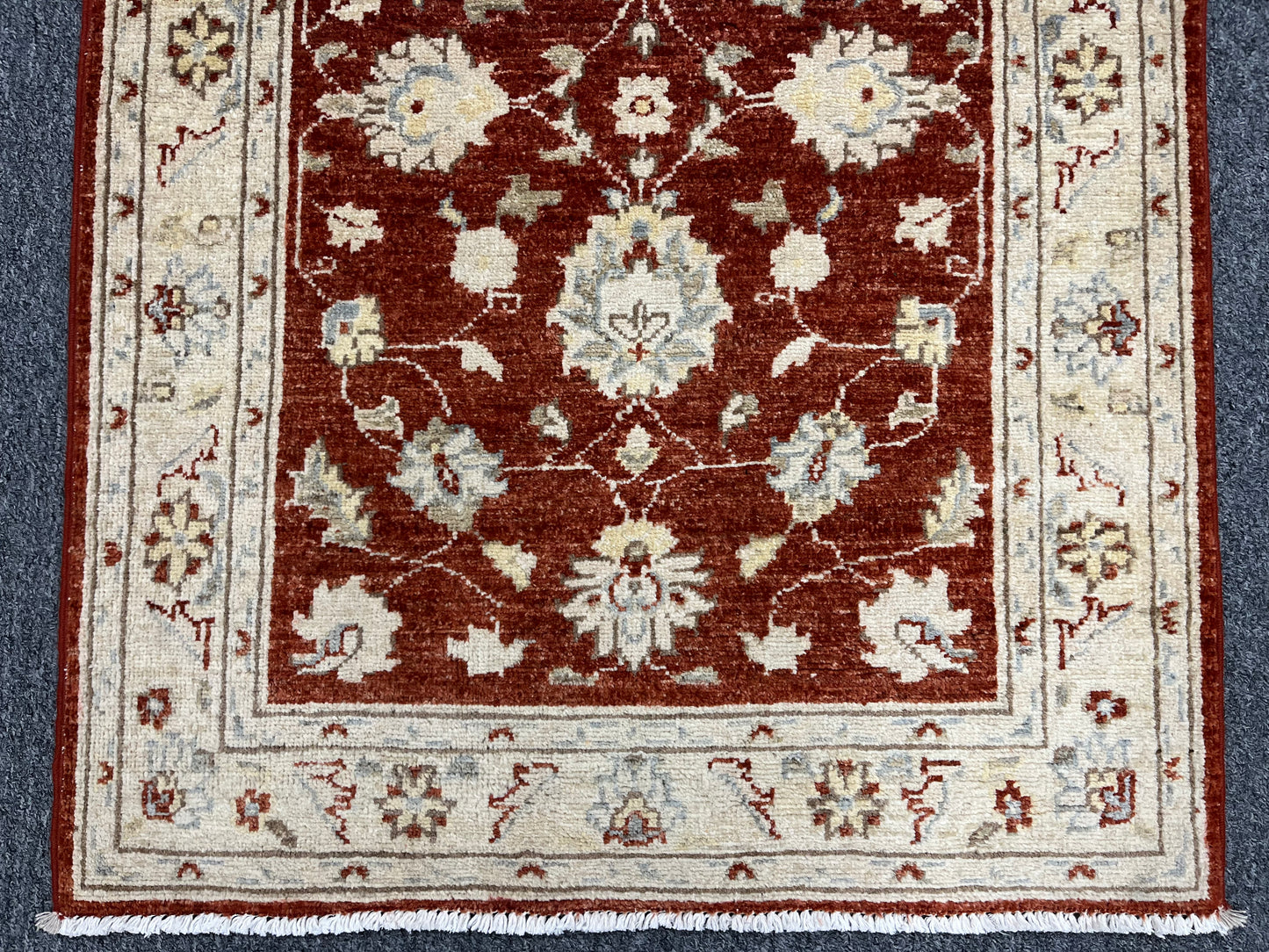 Oushak 2' 7"X13' Handmade Wool Runner Rug # 14239
