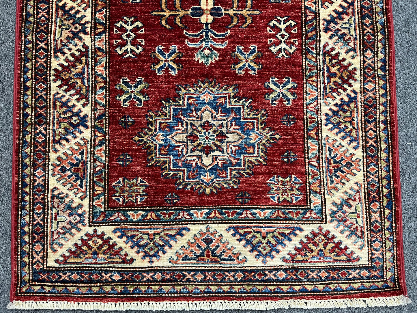 Super Kazak Runner 2' 9"X9' Handmade Wool Rug # 14269