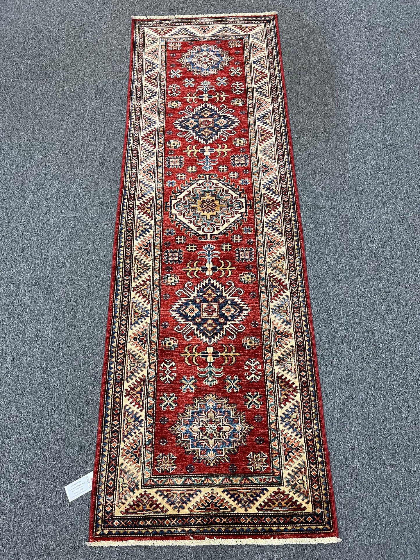 Super Kazak Runner 2' 9"X9' Handmade Wool Rug # 14269
