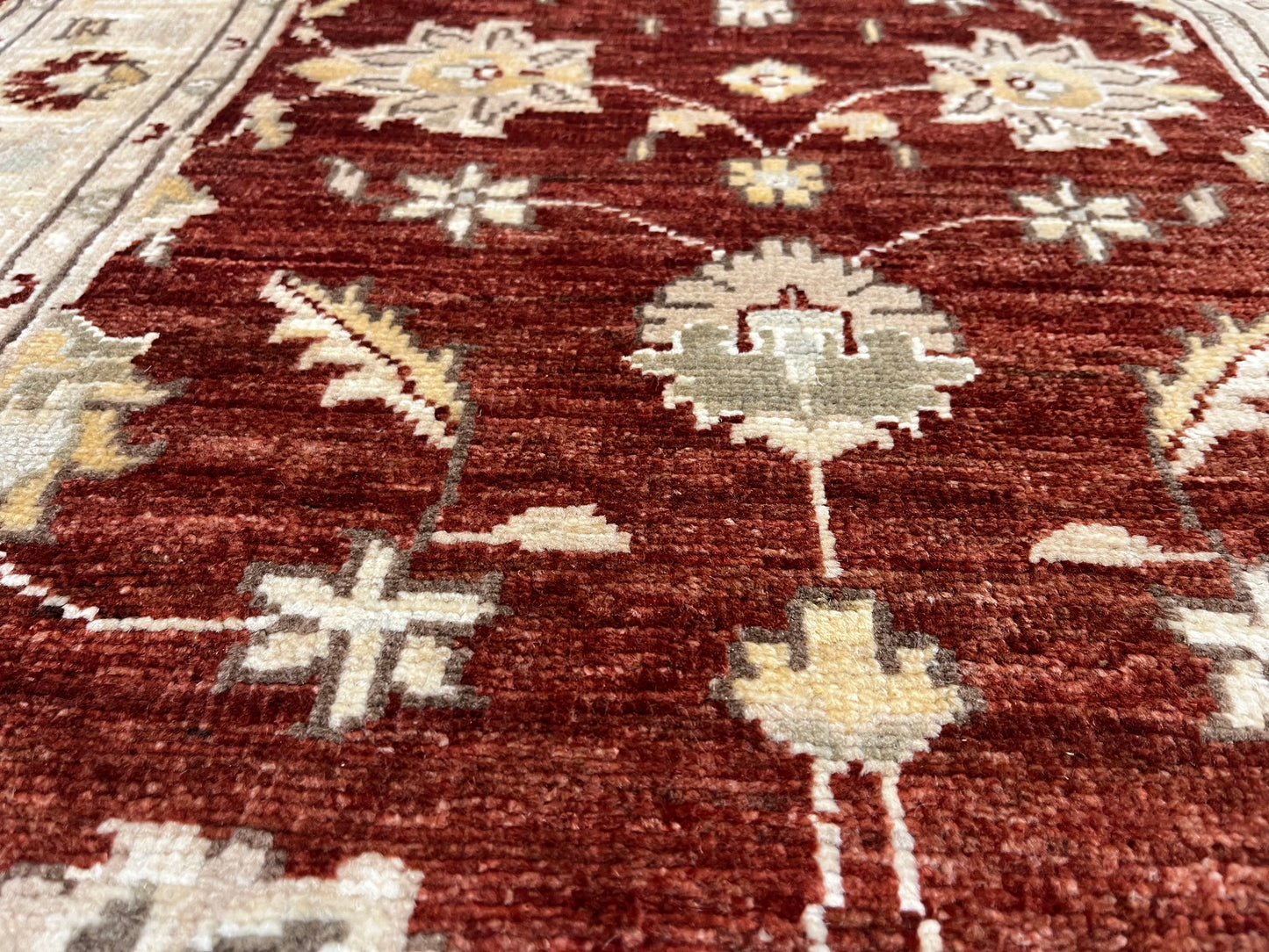 Oushak 2' 7"X9' Handmade Wool Runner Rug # 14341