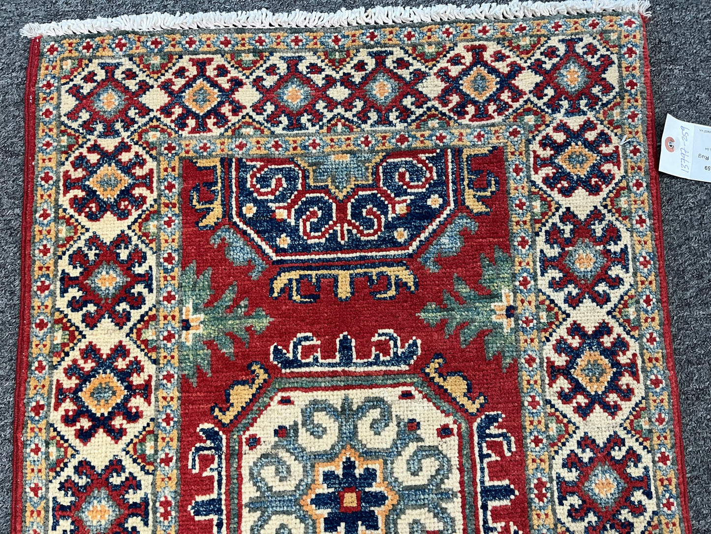2X3 Kazak Handmade Wool Rug # 13797