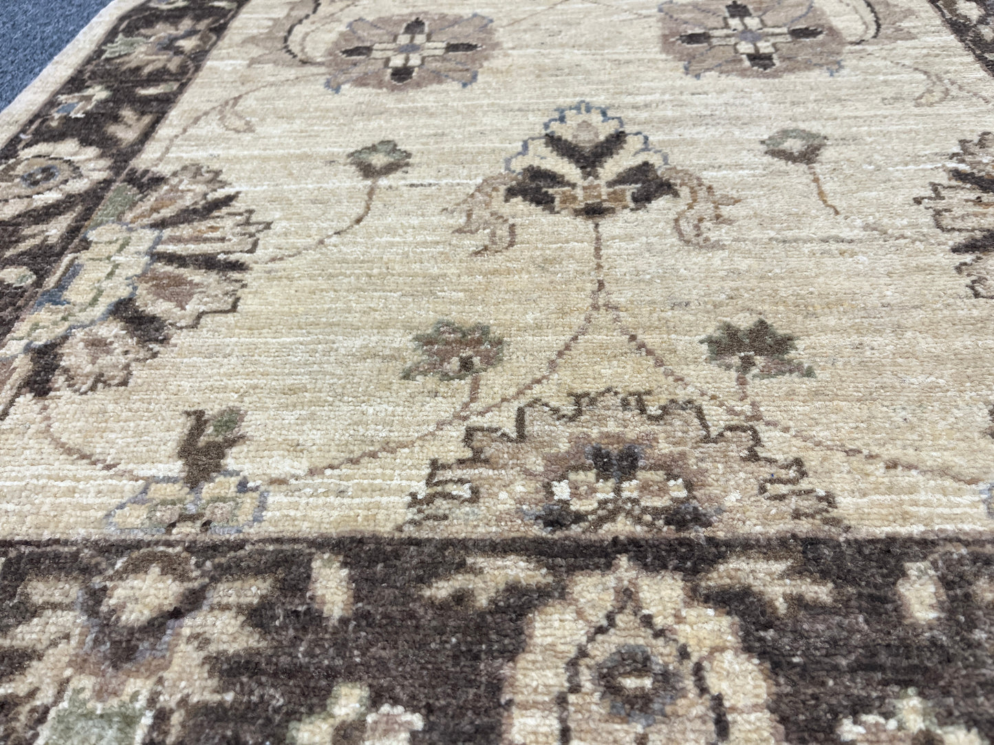 Chobi Ziegler 2' 7"X10' Handmade Wool Runner Rug # 10521