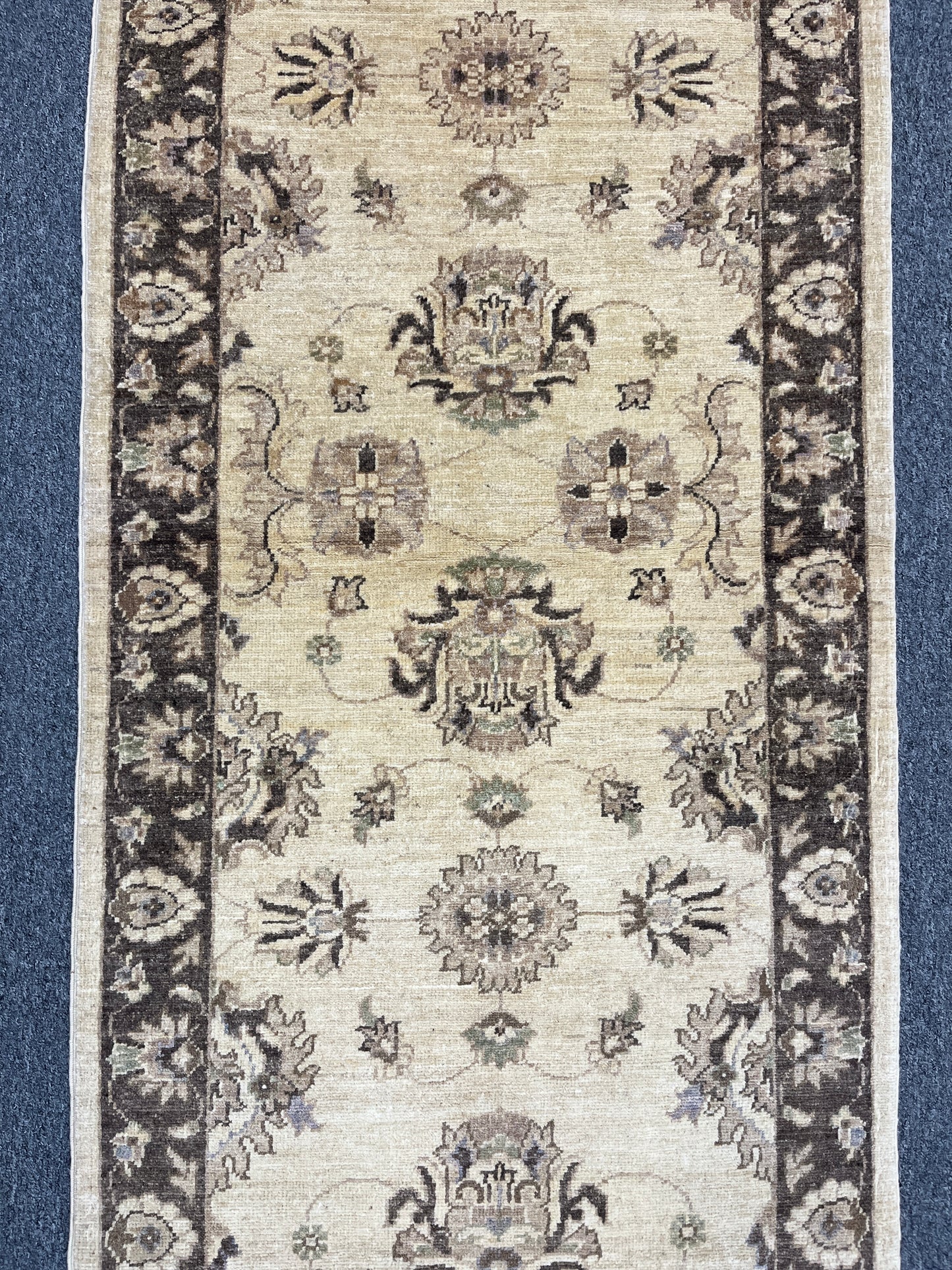 Chobi Ziegler 2' 7"X10' Handmade Wool Runner Rug # 10521