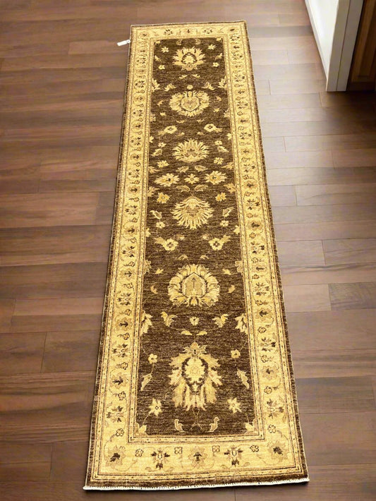 Chobi 2' 9"X10' Handmade Wool Runner Rug # 10576