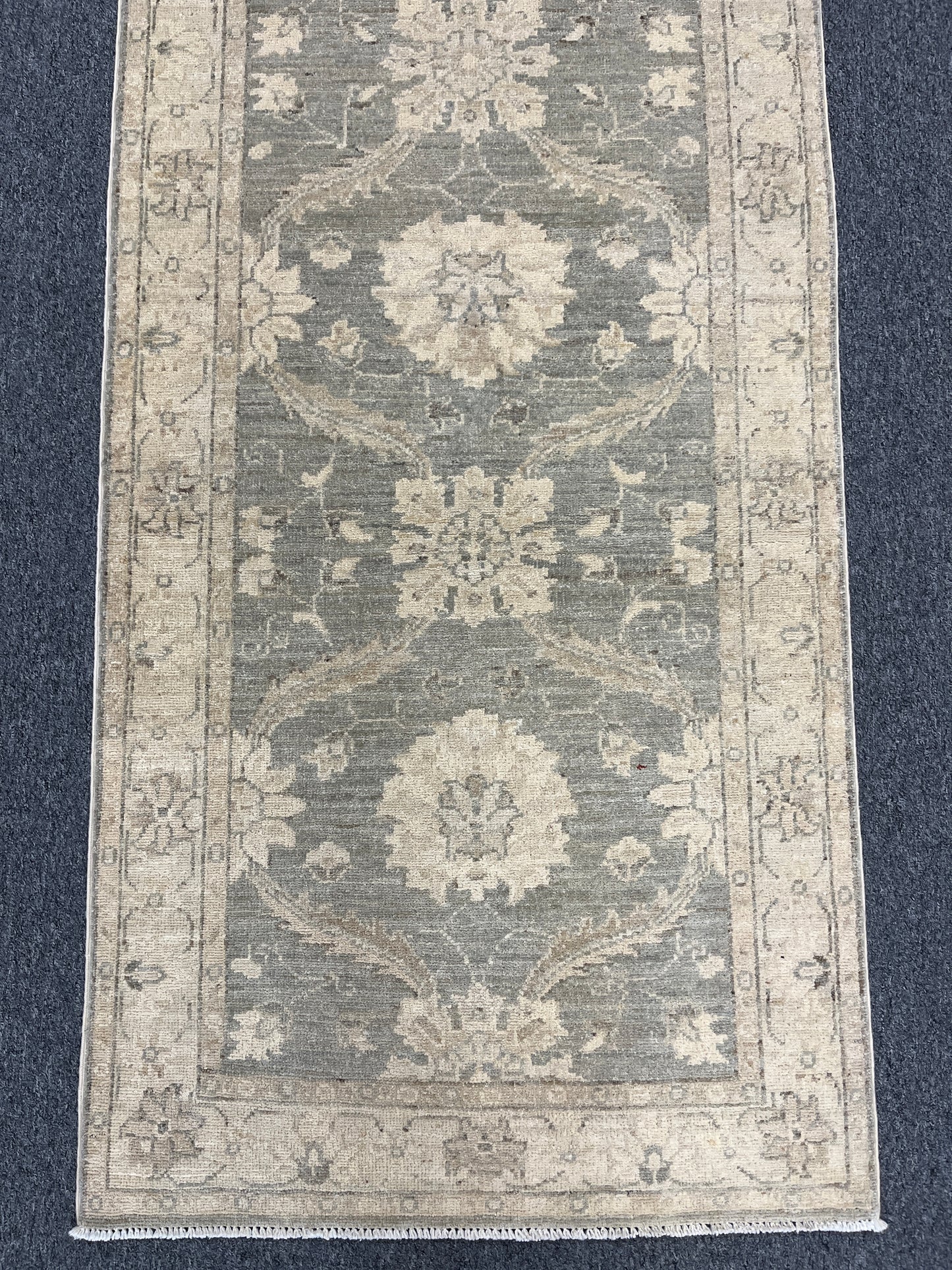 Chobi Ziegler  2' 7"X10' Handmade Wool Runner Rug # 9641
