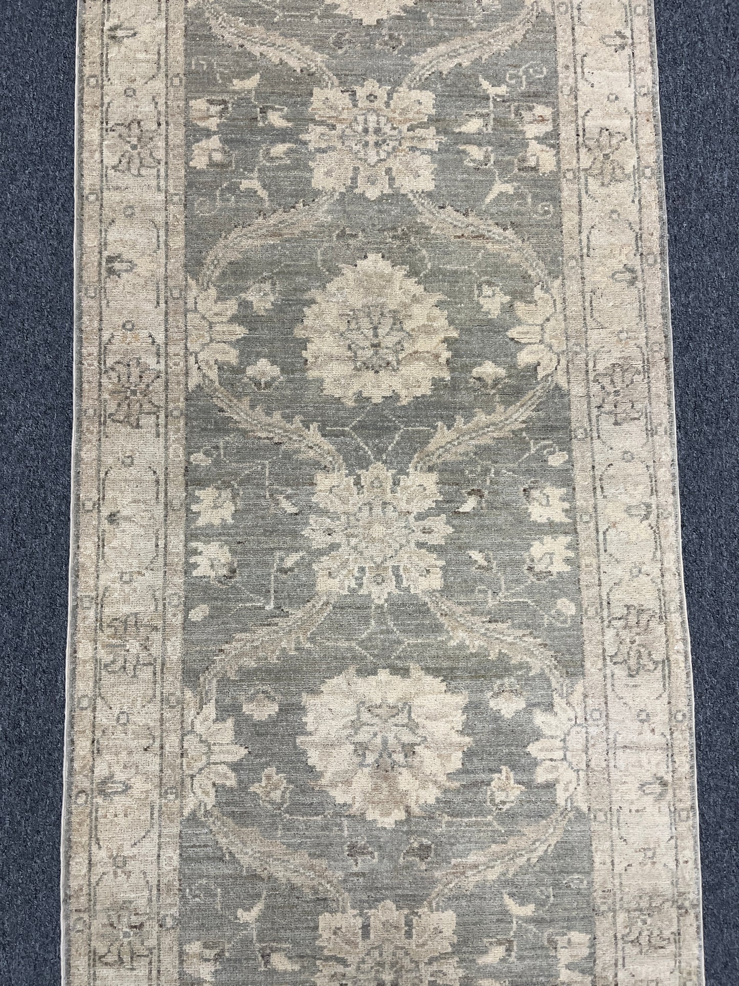Chobi Ziegler  2' 7"X10' Handmade Wool Runner Rug # 9641