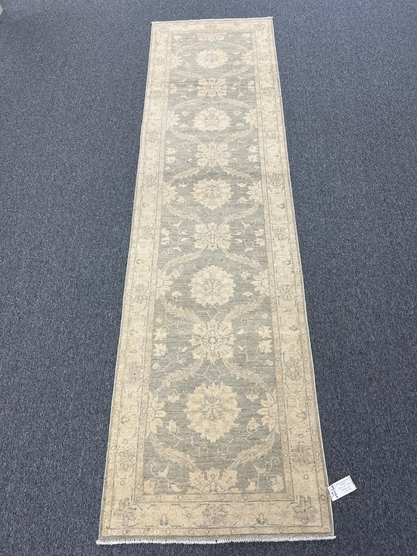 Chobi Ziegler  2' 7"X10' Handmade Wool Runner Rug # 9641
