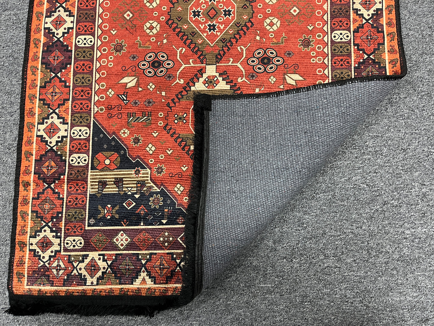 3X4 Geometric Machine Washable Area Rug