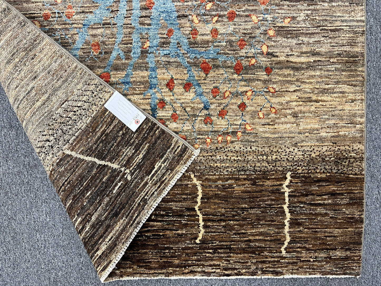 4X6 Gabbeh Loribaft Handmade Wool Tribal Rug # 14421