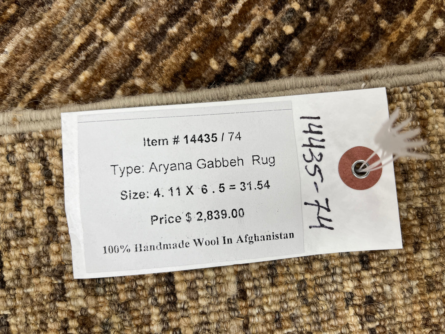 5X7 Gabbeh Loribaft Handmade Wool Tribal Rug # 14435