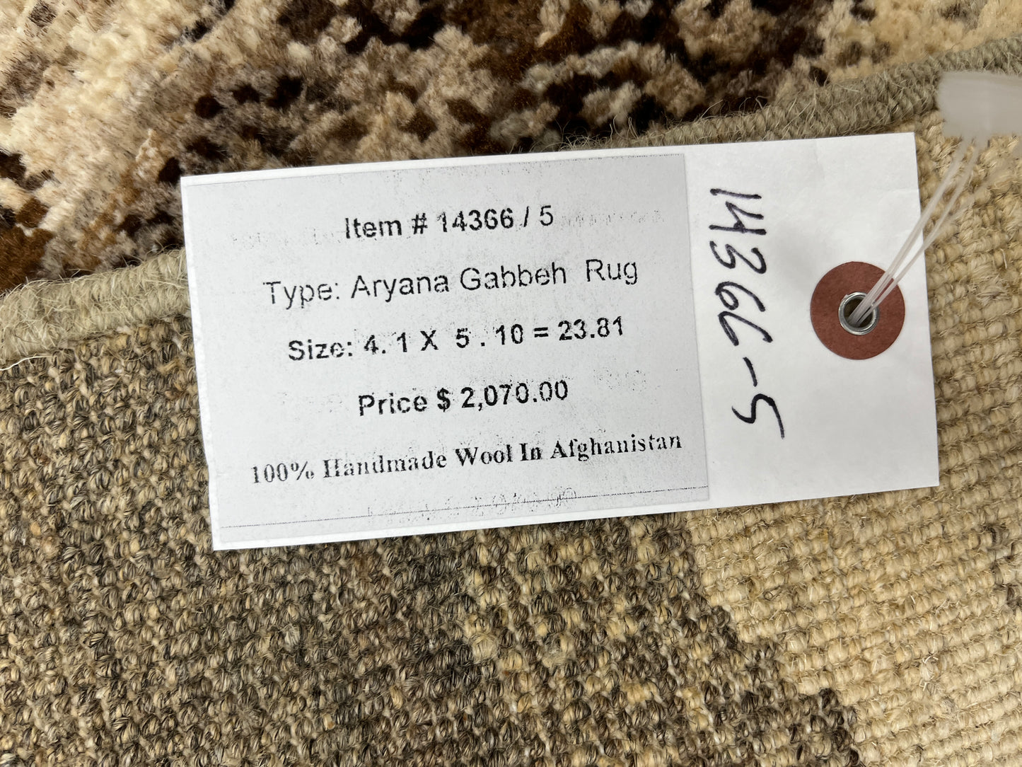 4X6 Gabbeh Loribaft Handmade Wool Tribal Rug # 14366