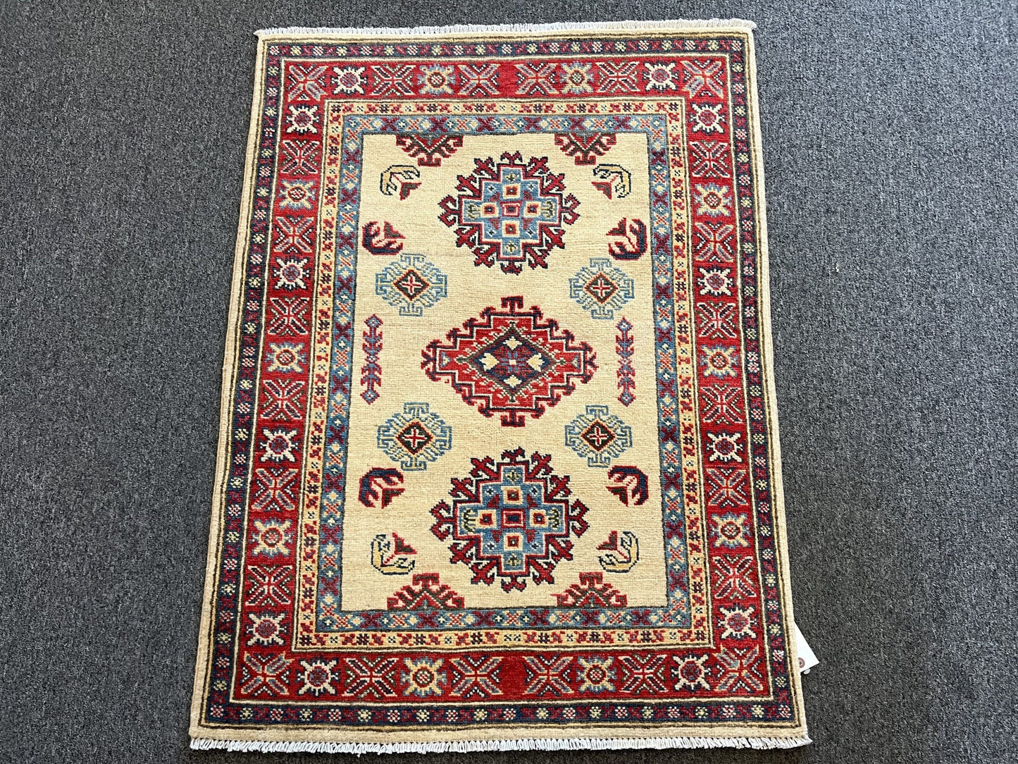 3' X 4' Kazak Handmade Wool Rug # 12720