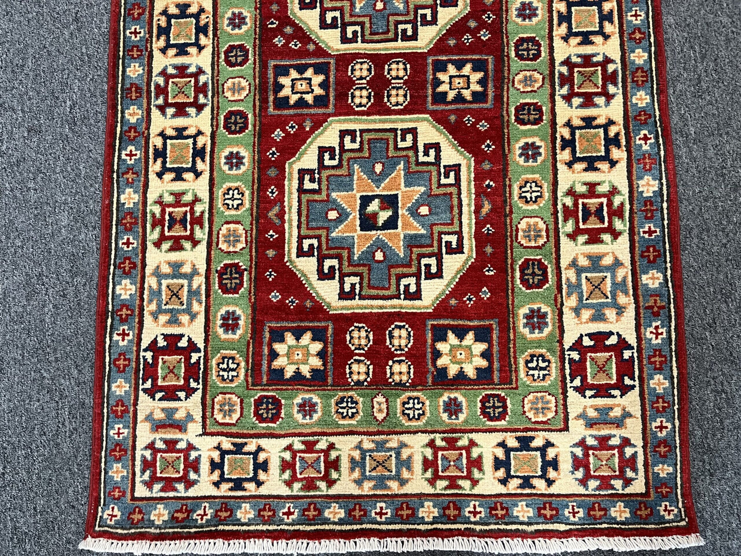 3X4 Kazak Handmade Wool Rug # 13019
