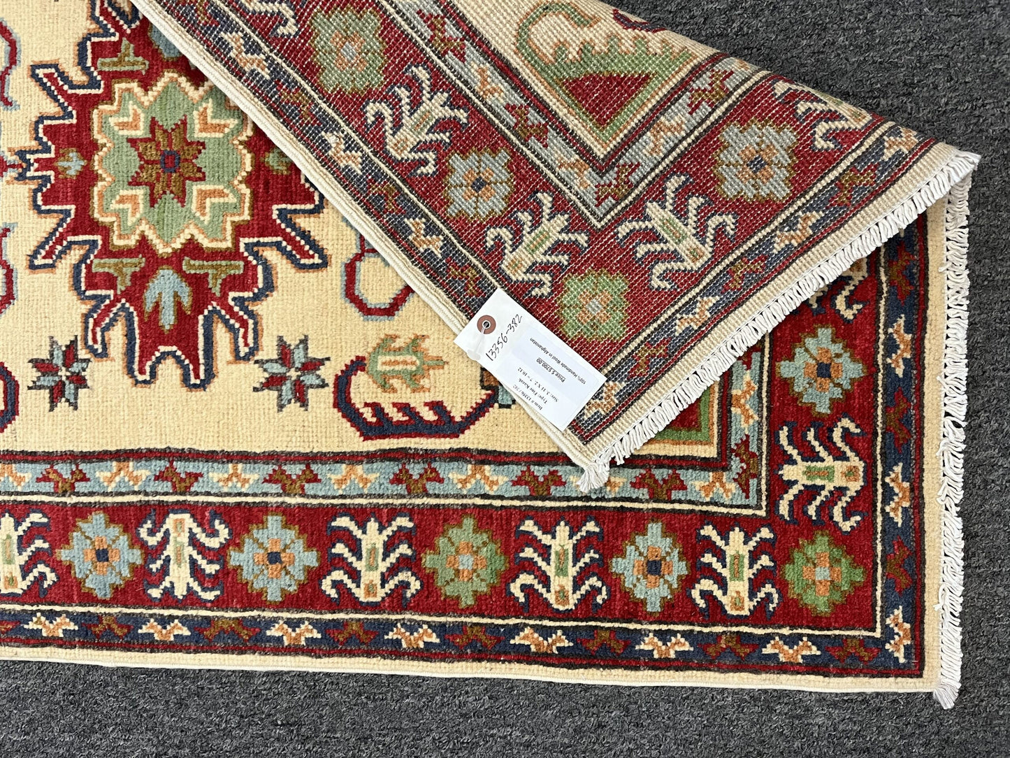 3X4 Kazak Handmade Wool Rug # 13356
