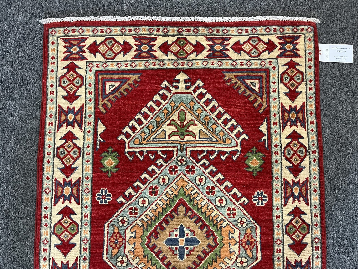 3X4 Kazak Handmade Wool Rug # 13028