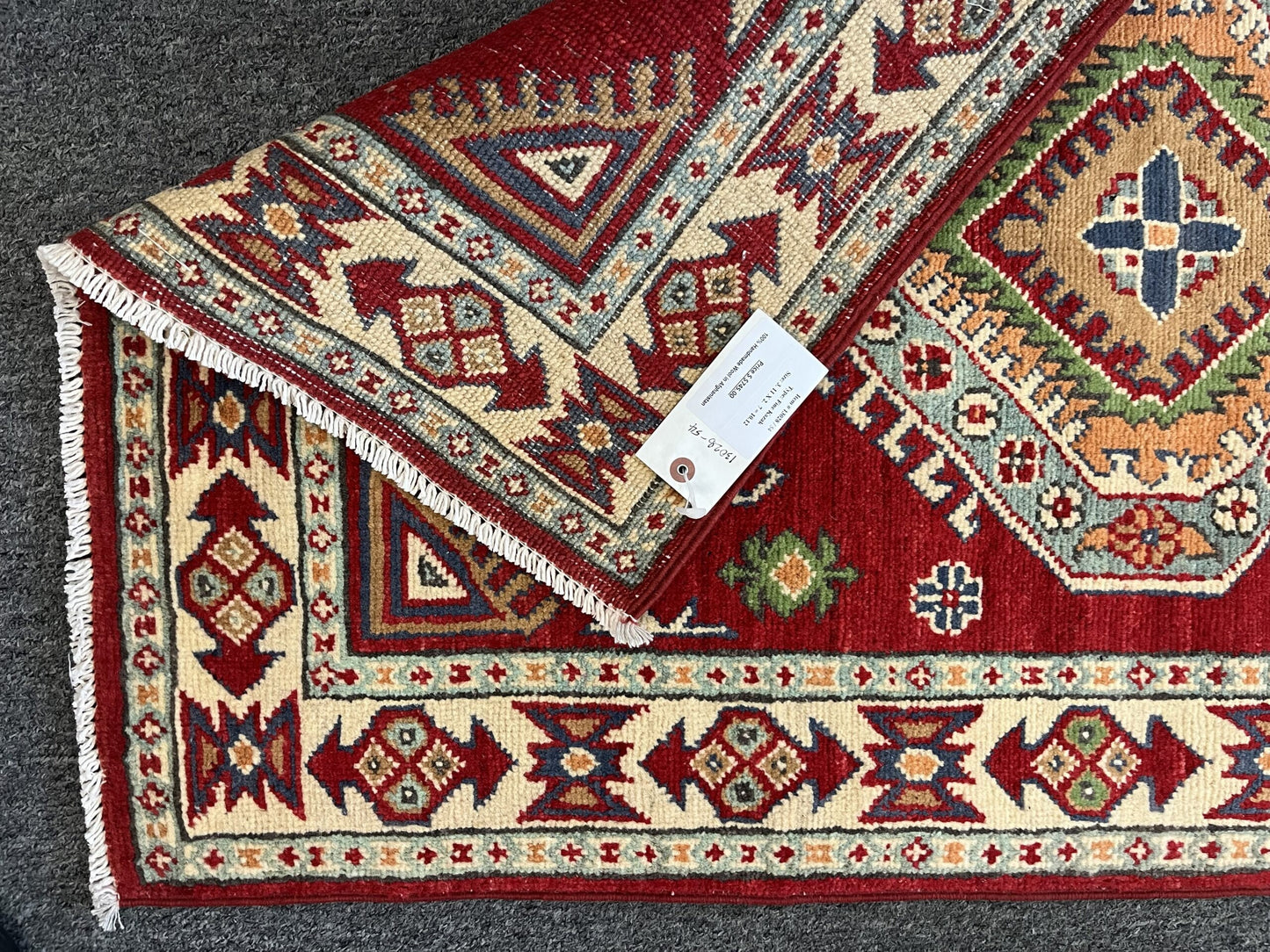 3X4 Kazak Handmade Wool Rug # 13028