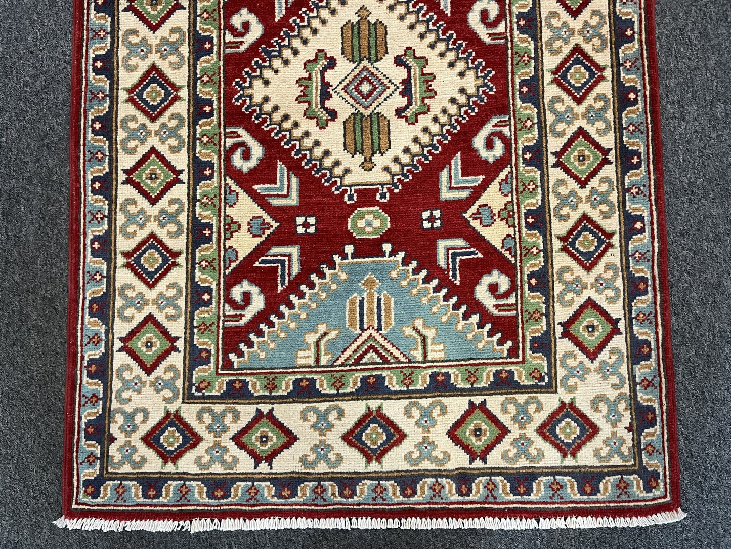 3X4 Kazak Handmade Wool Rug # 13331