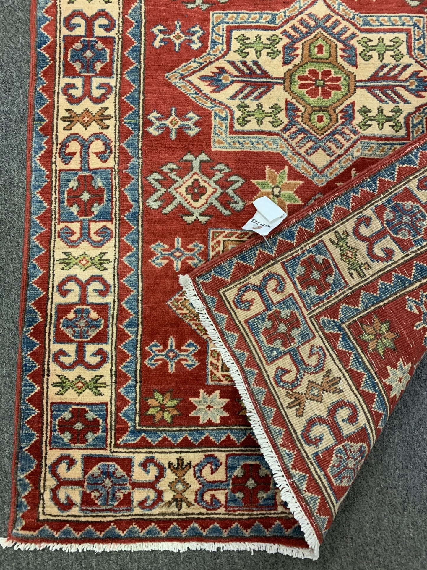 3' X 5' Fine Kazak Handmade Wool Rug # 10139
