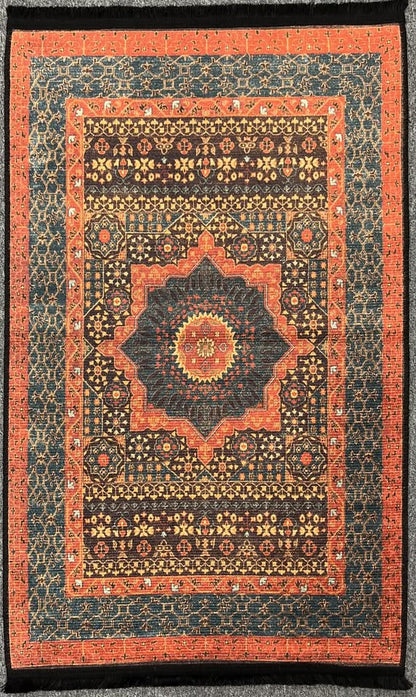3X4 Mamluk Machine Washable Area Rug