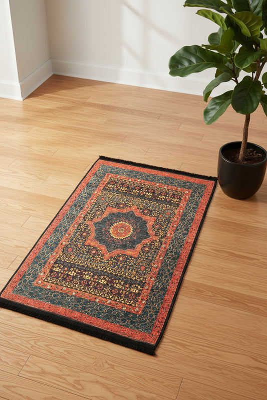 3X4 Mamluk Machine Washable Area Rug