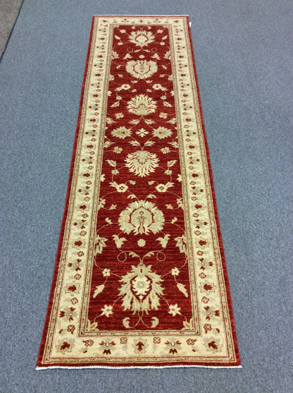 Oushak Ziegler 2' 10"X10' Handmade Wool Runner Rug # 10504