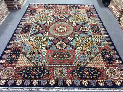 Mamluk 9X12 Multicolor handmade Wool Rug # 11363