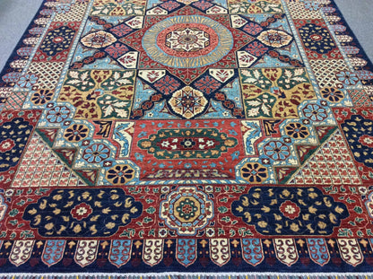 Mamluk 9X12 Multicolor handmade Wool Rug # 11363