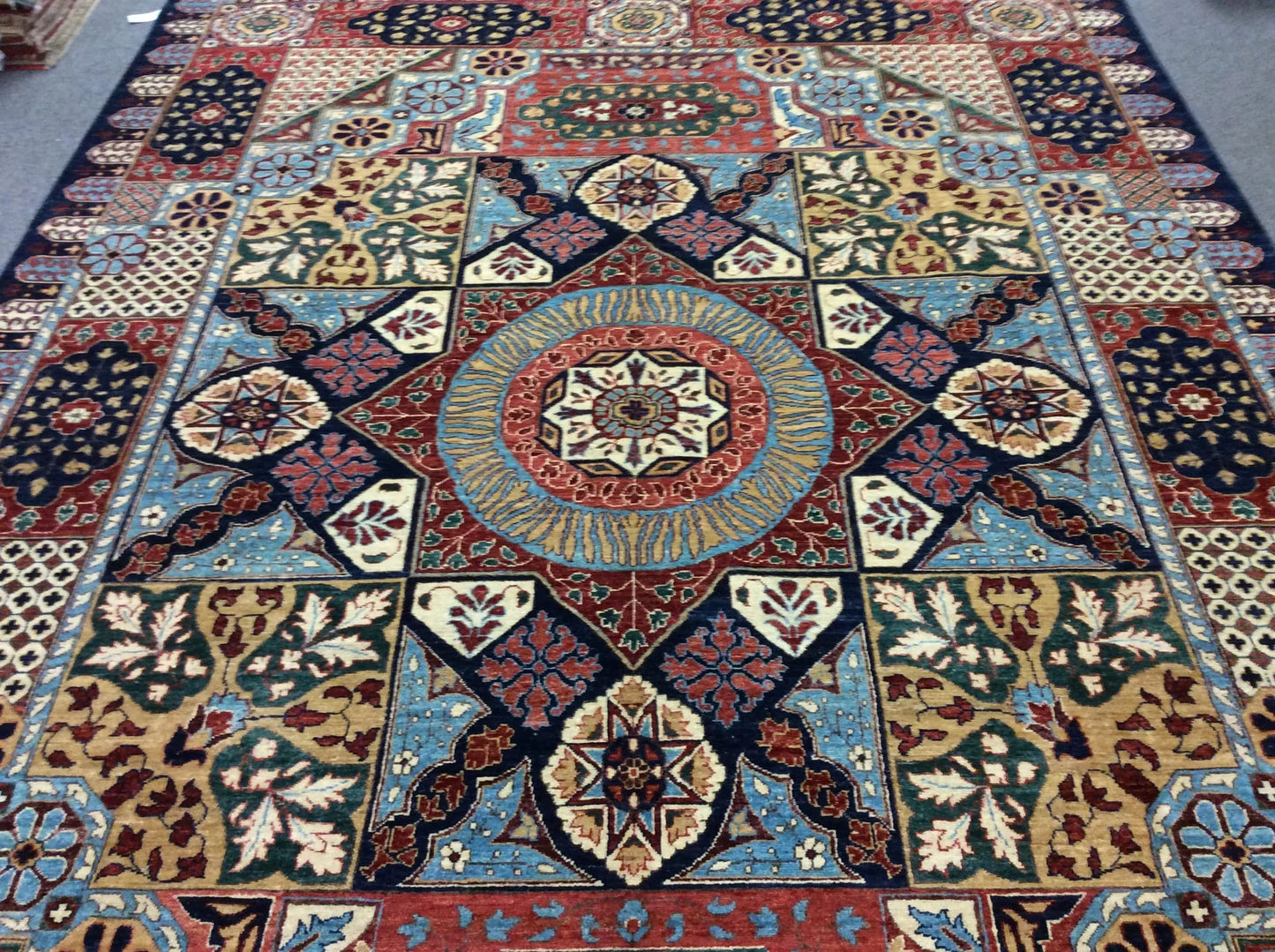 Mamluk 9X12 Multicolor handmade Wool Rug # 11363