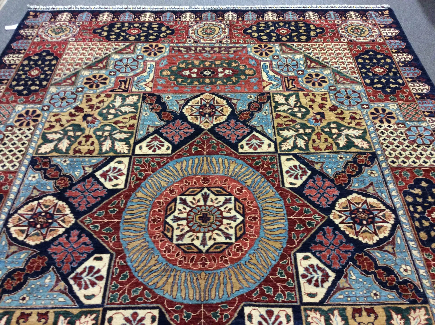 Mamluk 9X12 Multicolor handmade Wool Rug # 11363