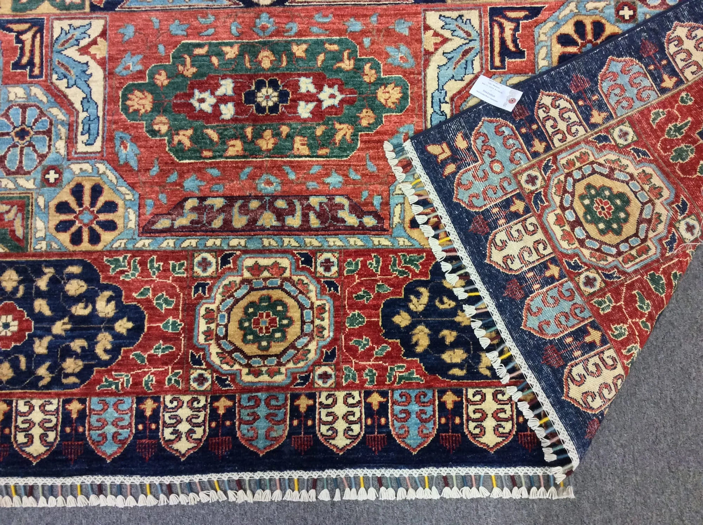 Mamluk 9X12 Multicolor handmade Wool Rug # 11363